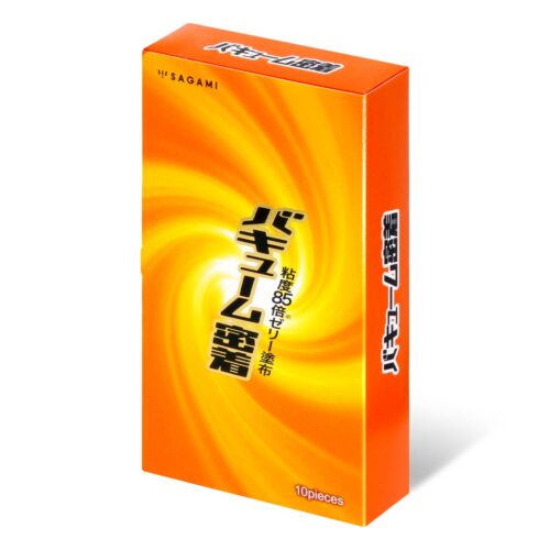 日產相模 - SAGAMI 真空貼身 內潤滑極貼實防滑快感無損避孕套 10片裝