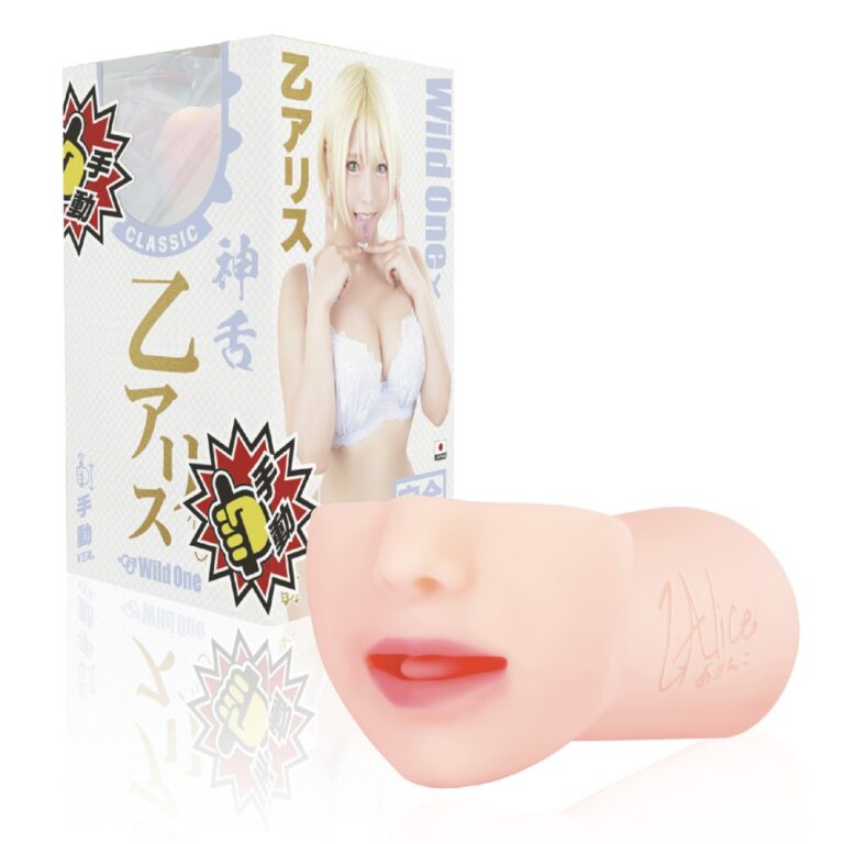 WILDONE JAPAN – 神舌領域 乙愛麗絲極致口技完全再現手動口交名器，3D 精细扫描仿真人脸，内置双层仿生黏膜与强力吸附设计，体验真实口交快感。