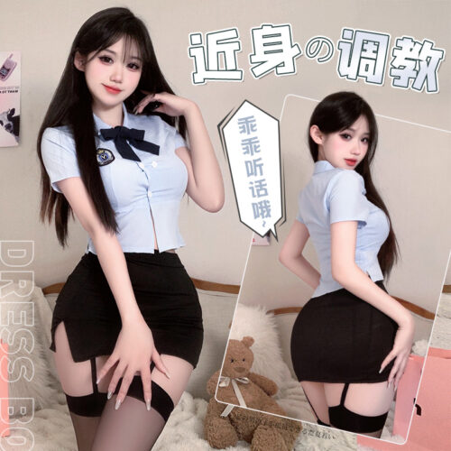 霏慕 – 清冷撩人款知心教官純欲制服情趣套裝
