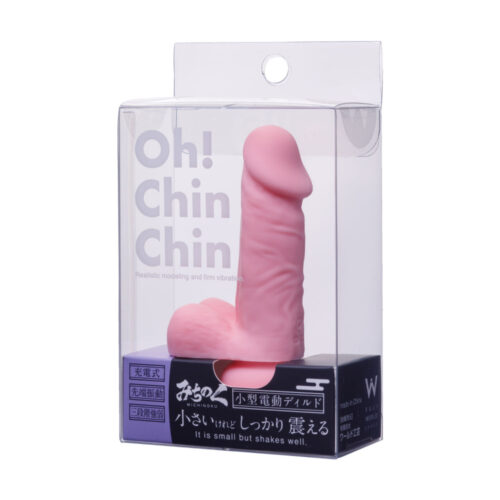 日本FUJI-WORLD 陸奧 粉色迷你仿真震動陽具7.8CM