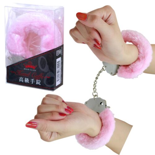 日本HIGHCLASS – 高級調教 粉色毛絨SM手銬