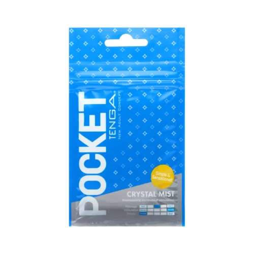 日本典雅 – POCKET TENGA CRYSTAL MIST 口袋包 [冰晶藍]