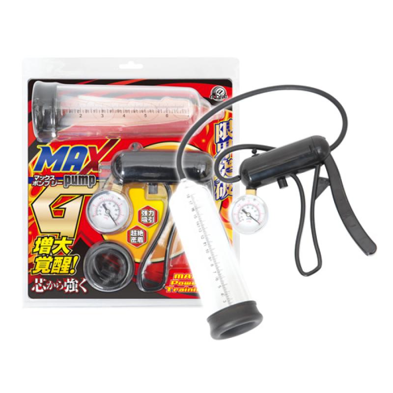 日本A-ONE – MAX G爆艙訓練泵 手動壓力錶式增大覺醒真空泵
