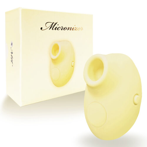 日本MIC - MICRONIZER 超迷你5頻陰蒂吸吮震动按摩器 [檸檬黃]